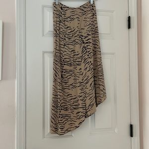 Leith Tiger Striped Skirt